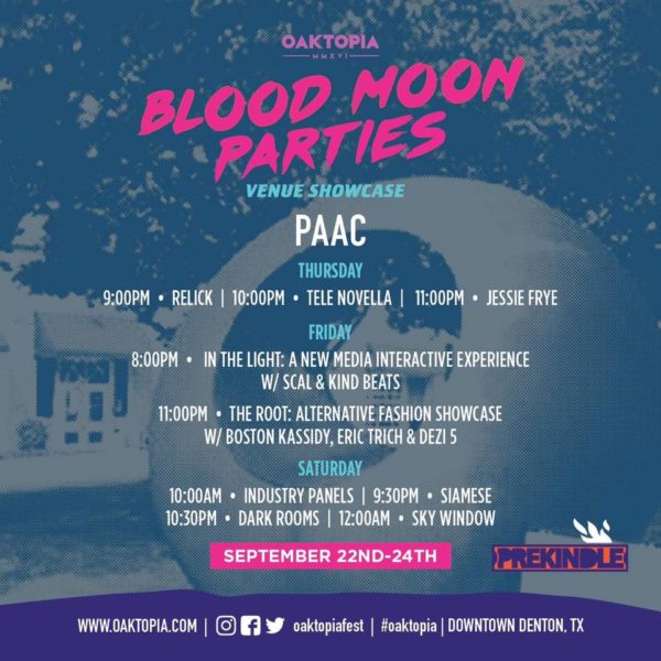 oaktopia blood moon parties paac